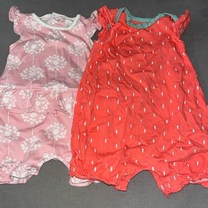 0-3 Month Summer Sleeveless Rompers